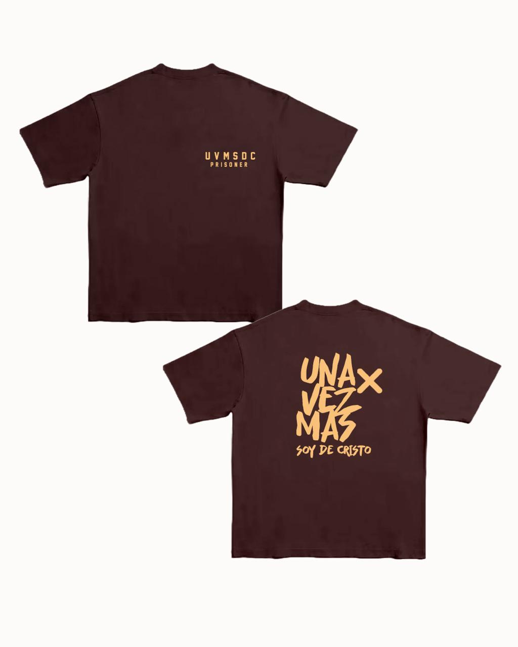 T SHIRT "UVMSDC" BROWN